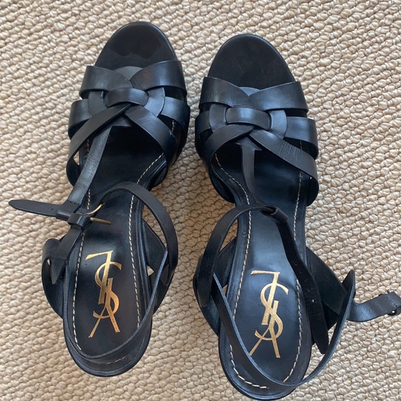 YSL black tribute heels - Picture 4 of 4